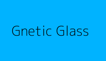 Gnetic Glass